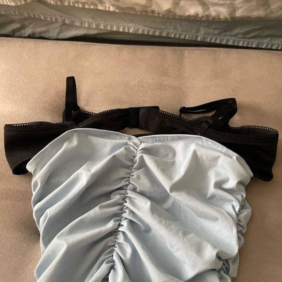 NWOT MIAOU Renzo Tube Top Baby Blue Bra Bralette Sweetheart {$195 MSRP} Medium - Picture 8 of 15